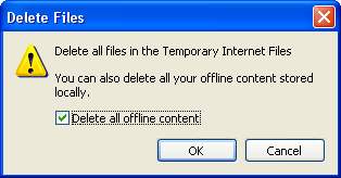 Confirm Delete Files