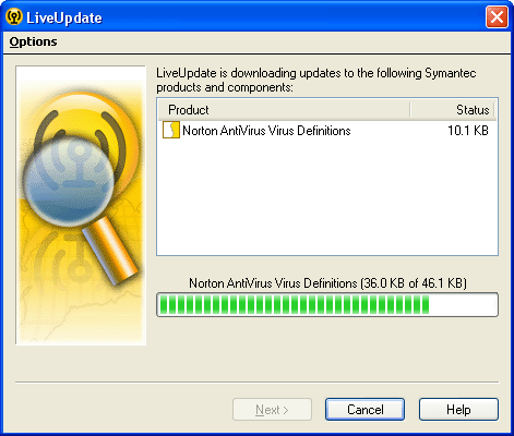 LiveUpdate Downloading Updates